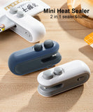 Mini Heat Bag Sealing Machine Portable Plastic Bag Sealer Handheld Mini Heat Sealer Food Packaging Plastic Bag Sealing Machine