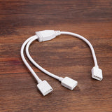 RGB Splitter Extension Cable Cord Household Electricity 4 Pin Female Connector Accessories for 3528 5050 LED Strip