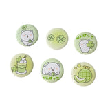 6pcs/set 45mm Cute Cartoon Mini Enamel Pins Kawaii Badges for Bag Denim Jacket Scrapbook Journal Girly Collectible Badge Pins