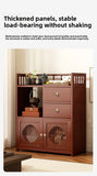 Multifunctional Furniture with Drawers & Shelves, Kitchen Cupboard, Living Room Storage Organizer, Tea Table Cabinet