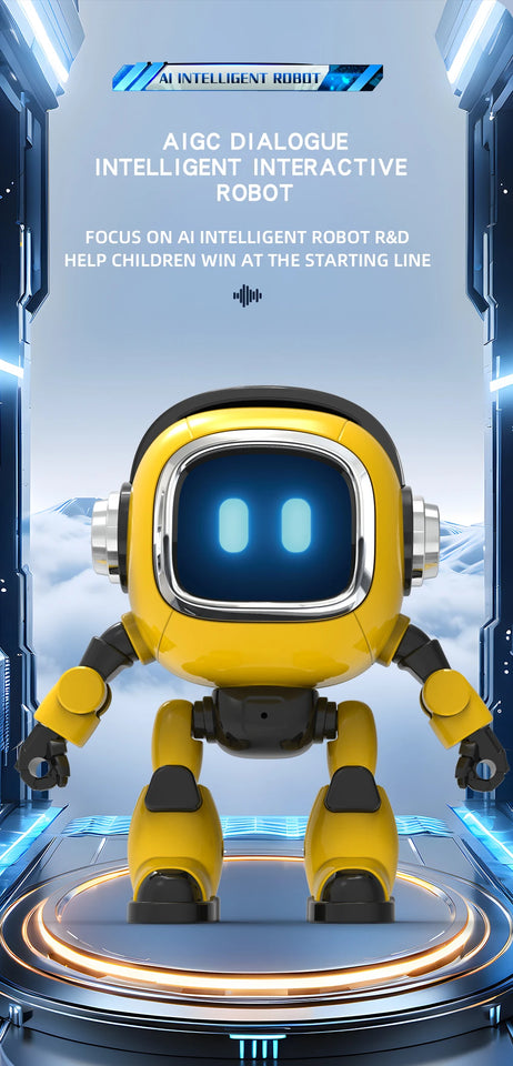 Intelligent AI Robot Large Model AI Intelligent Dialogue Children's Voice Storyteller Early Educational Desktop Toy