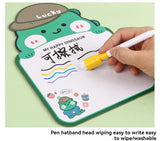 100/5Pcs Dry Erase Whiteboard Markers Set, Washable Pens with Magnetic Eraser for Office Whiteboards & Art Supplies