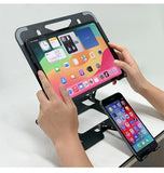 Laptop Stand Office Liftable Carbon Steel Laptop Stand Two in One Heightened Foldable Vertical Cooling Ergonomic Laptop Stand
