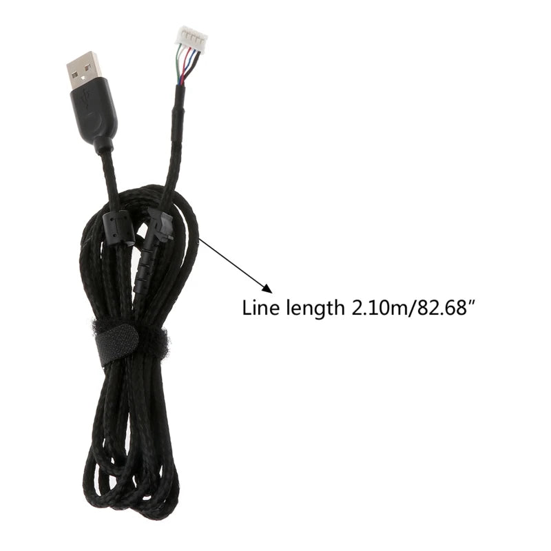 Durable Nylon Braided Line Mouse Cable Replacement Wire For Logitech G502/G402 Mouse