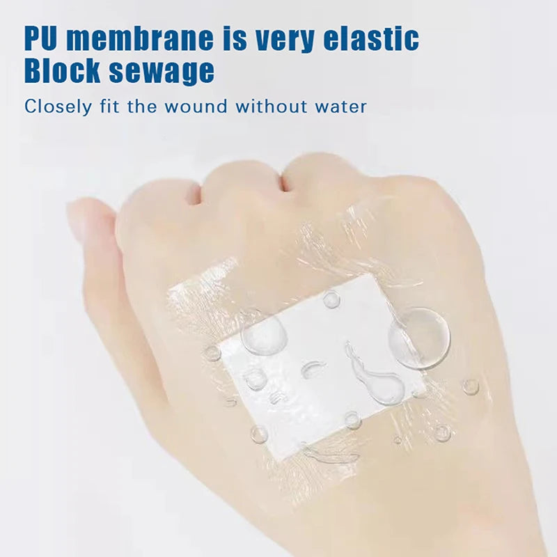 Waterproof Transparent PU 10/20pcs Adhesive Wound Dressing Fixer Band Aid Bandage Wound Protective Sticker First Aid Tool