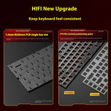 LEOBOG Hi75C Mechanical Keyboard 3Mode/Wired kit Hot Swap With Knob RGB Aluminium Alloy Gasket Hi75C Keyboard Kit PC Custom Gift