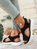 Summer Wedge Sandals for Women 2026 New Fashion Non Slip Beach Shoes Woman Lightweight Casual Platform Plus Size Sandals Women