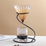 Coffee Hand Brewing Rack V-shaped Drip Filter Cup Holder Metal Coffee Stand Multi-purpose Coffee Filter Cup Holder