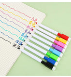 100/5Pcs Dry Erase Whiteboard Markers Set, Washable Pens with Magnetic Eraser for Office Whiteboards & Art Supplies