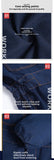 Thickened one-piece denim workwear, wear-resistant labor protection clothing, men's dust-proof auto repair crew clothing, workwe