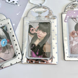 Idol Photocard Holder Photo Album pc holder kpop Protector Sleeves Keychain for Bag Poka Supplies Photo Decoration Cardholder