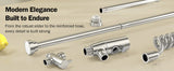 Tandem Shower Head For Couples, Dual Shower Head with Original Adjustable Slider, High Pressure Double Shower Head for Two