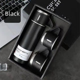 500ml 304 Stainless Steel Vacuum Insulated Water Bottle Portable Tea Coffee Bottle Office Gift Set Travel Leak Proof Thermal Mug