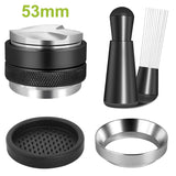 Coffee Enthusiast Set, 5PC Espresso Kit with Distributor, Tamper Leveler, WDT Tool, and Dosing Funnel, Suitable for 51/53/58 mm