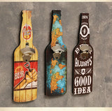 Bottle Opener Restaurant Wall Creative Decoration Item Bar Restaurant Barbecue Shop Hanging Piece Unique Bottle Opener