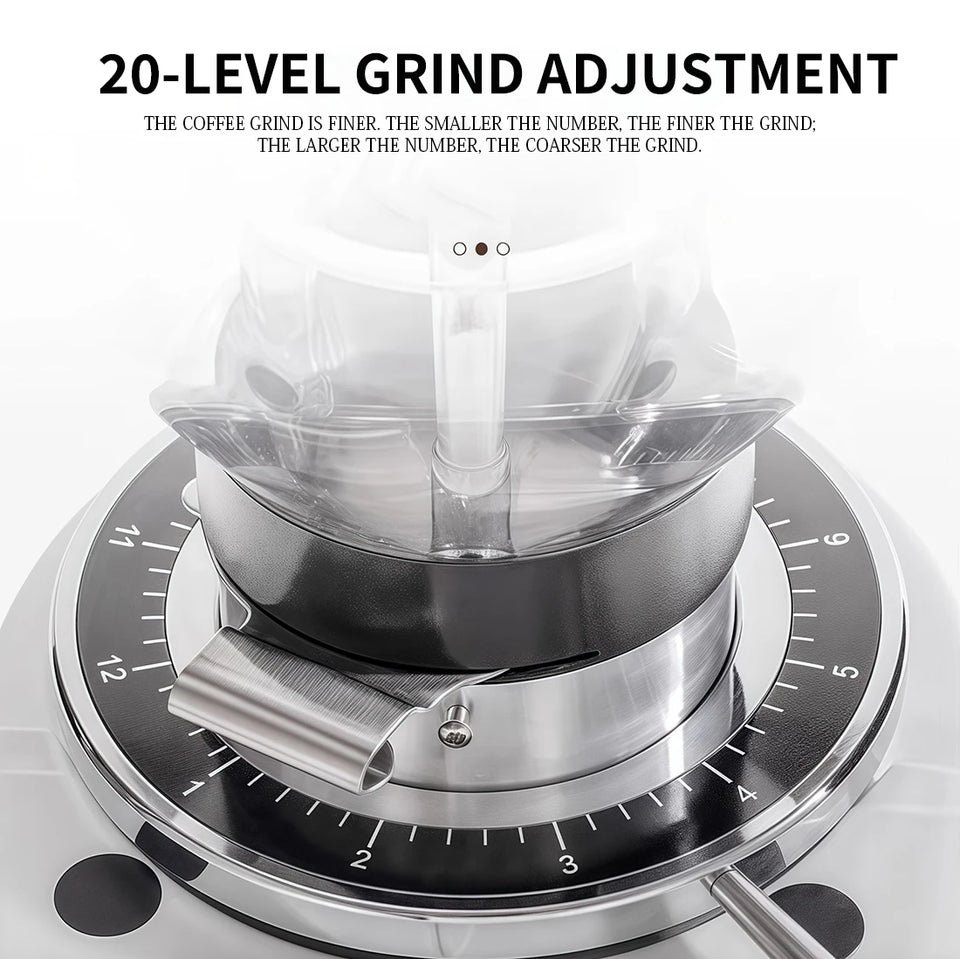 High Precise Modern Coffee Powder Grinder Machine 64mm Flat Burr Grinder Moledora De Cafe