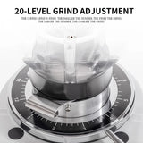High Precise Modern Coffee Powder Grinder Machine 64mm Flat Burr Grinder Moledora De Cafe
