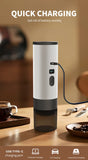 Wireless Electric Portable Espresso Coffee Machine High-capacity For Car & Home Camping Coffee Maker Capsule Powder Travel New