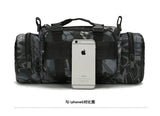 Outdoor Hiking Waist Bag 600D Waterproof Oxford Climbing Shoulder Bags Fishing Camping Hiking Pouch Chest Bag