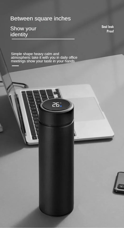 500ML Stainless Steel Thermos Cup with Separator 316 Smart Cup High Value Gift Cup Coffee Cup Father's Gift Cold Cup To Business