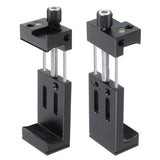 Aluminum Alloy Mobile Phone Holder Clip for Smartphone with Spirit Level Cold Shoe Mount 1/4 3/8 Hole Tripod Head Clamp Bracket