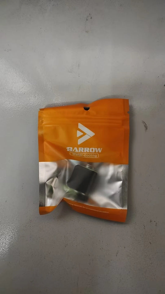 BARROW G1/4" Mini 90 Angled 360 ° Rotating Offset Adapter 21MM Height,DIY Computer Water Cooling Build Fittings,TWT90-M