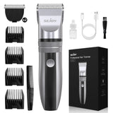 Sejoy Electric Hair Clippers Men Professional kit USB Rechargeable Men's Barber Hair Cutting Machine Beard Trimmer For Men Kids