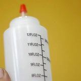 Commercial Plastic Sauce Squeeze Bottles with Lids, Salad Dressing Jam Dispenser Large Kitchen Gadgets
