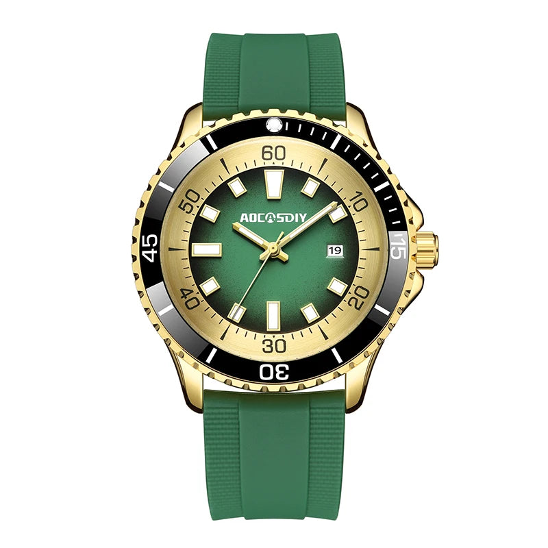 Fashion New Watches for Men Multi Functional Luminous Date Quartz Wrist Watch Man Clock Leisure Sports Waterproof Men's Watch