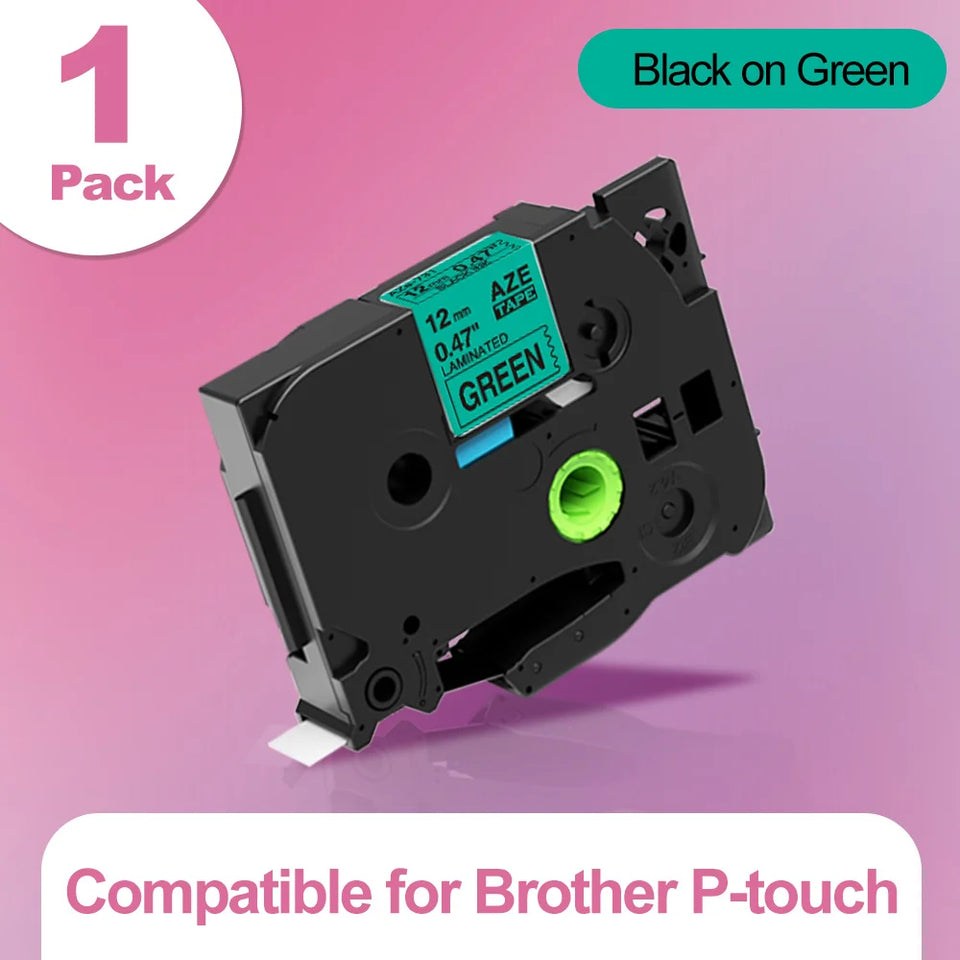 Markdomain 1PK 6mm/9mm/12mm 231 Label Tape Compatible for Brother P-Touch Label Maker for TZ TZE 131 231 431 531 631 731 Ribbon