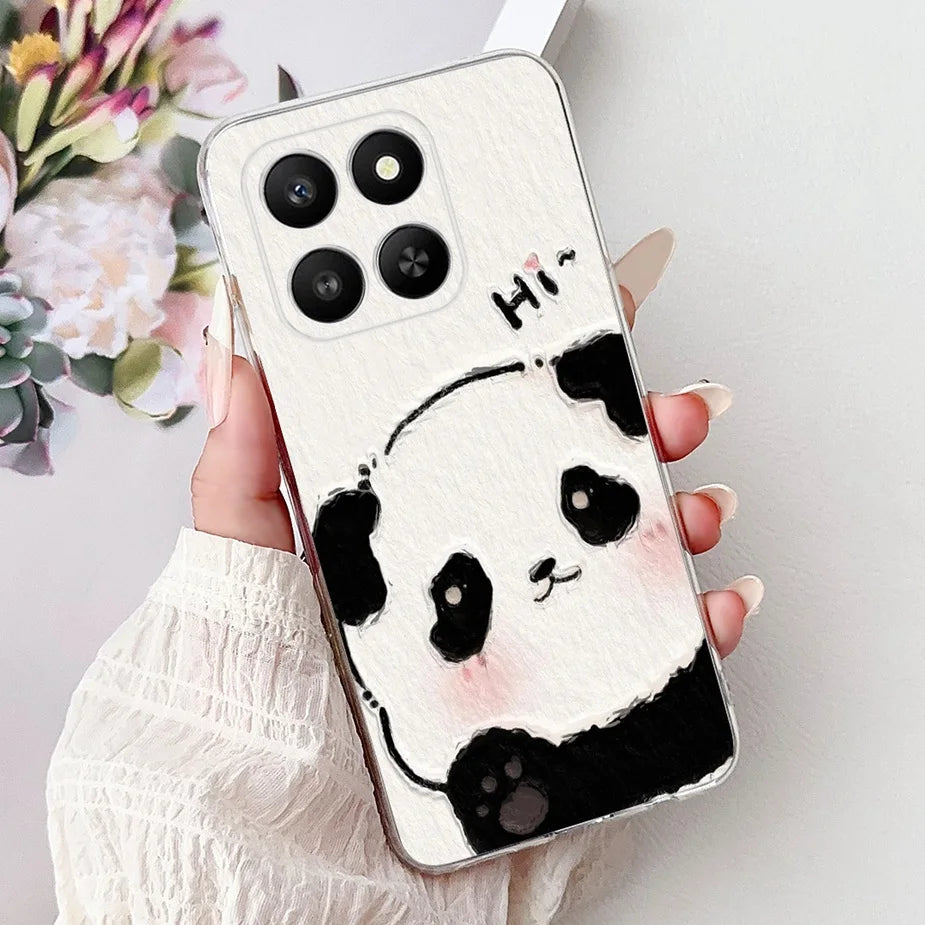 For Honor 400 Smart 5G Case LGN-NX1 Cute Cartoon Painted Cover Soft Slim Phone Case For Honor X7d HonorX7d Honor400 Smart Fundas