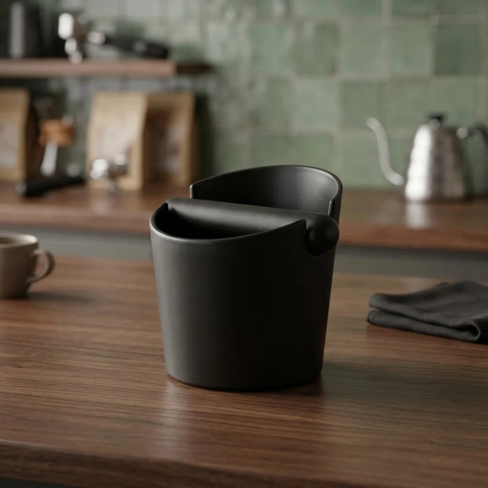 Coffee Knock Box Espresso Grounds ContainerDump Bin Bucket Anti Slip Powder BeveledResidue Barista Accessories Maker Tools