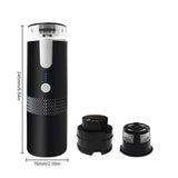Portable Electric Espresso Coffee Machines 6oz Single Serve Mini Coffee Maker Automatic Brew for Camping Travel Car Office