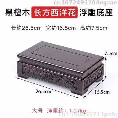 Premium Wooden Pedestal Display Shelf - Ideal for Bonsai Plants, Mini Flower Pots, Coffee/Tea Sets & Figurines | Standing Base