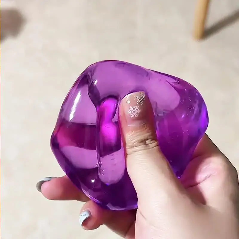 Maltose Ice Cube Squishy Toys Stress Relief Squeeze Toy Decompression Ice Cubes Sensory Fidget Toy Anti Stress Slow Rebound