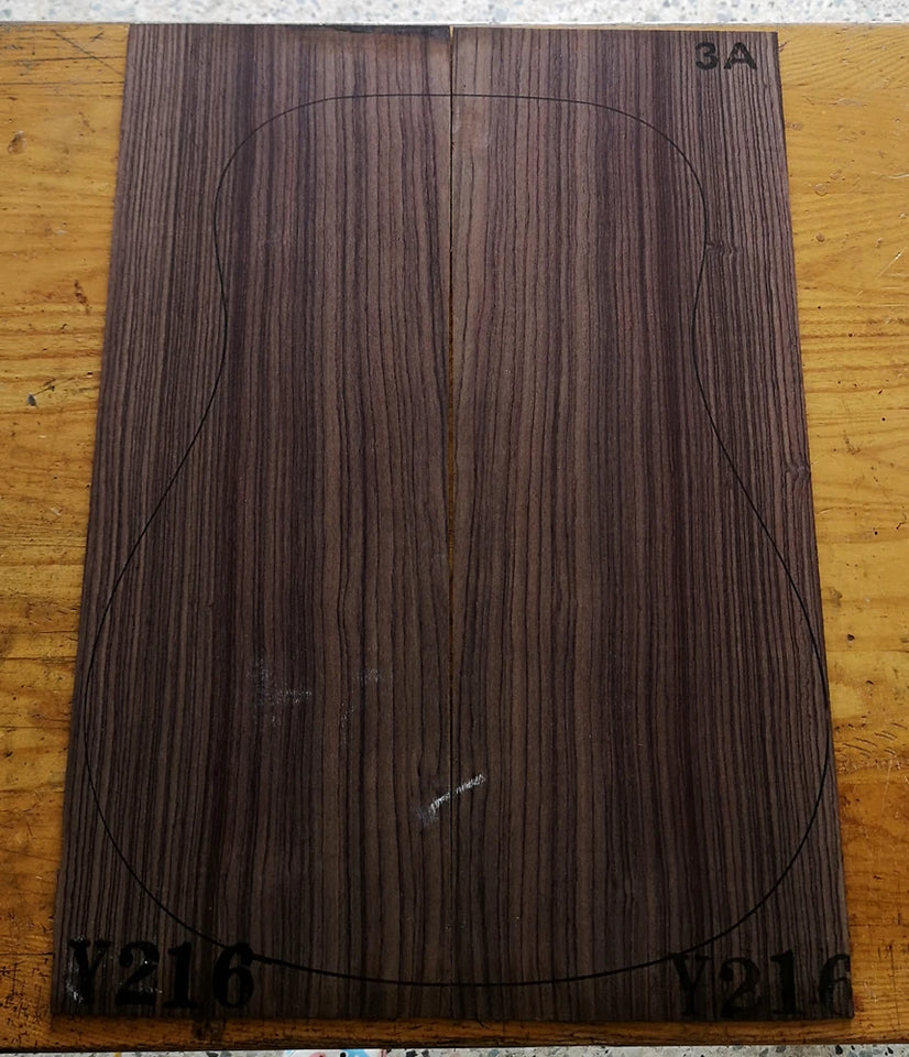 AAA Grade India Rose guitar back/side board All-Solid acoustic Guitar making material accessories Solid Woods Number selection