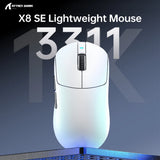 Attack Shark X8 SE Wireless Gaming Mouse | 55g Ultra-Light | 1KHz Wired/Wireless | PAW3311 25K DPI | Tri-Mode | 80M Clicks