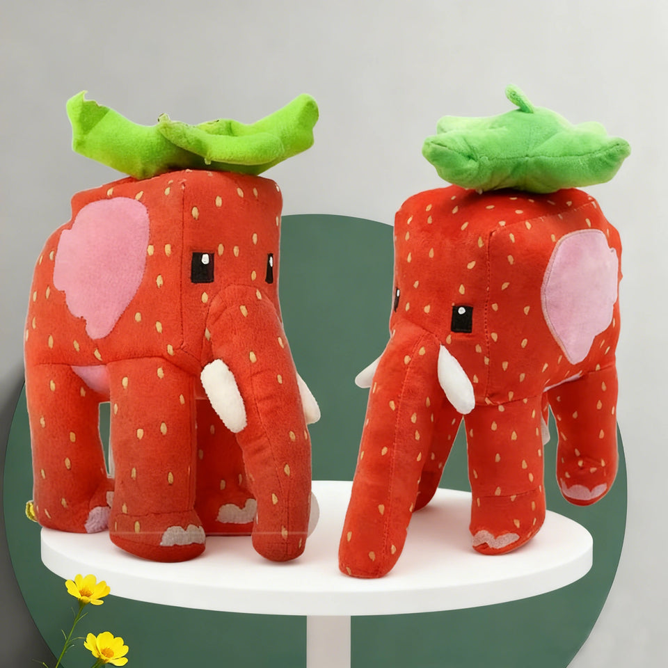 Steel a Brainrot Game Plush Toy Game Peripheral Toys Strawberry Elephant House 9 Doll Cute Soft Plush Toy Children's Gift