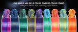SUNLU Silk PLA PLUS 3D Filament 1.75mm Double Colors Silk Textures Pla+ Gradient Colors Filament for Most FDM 3D Printer 3KG