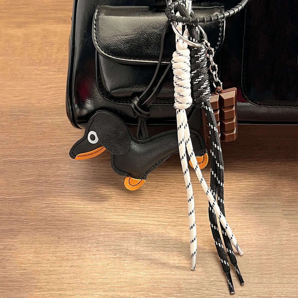 Woven Rope Bag Pendant Designer Creative Keychain Handbag Accessories Bag Charms For Women And Girl Gift