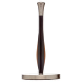 Free-Standing Paper Towel Holder with Weighted Base Non-Slip Design Easy One-Handed Tear Standard Rolls Kitchen Accessory