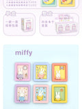 Miffy Photo Frame Phone Stand Blind Box Studying Reading Dreaming Rabbit Model Magnetic Refrigerator Sticker Decoration Gift