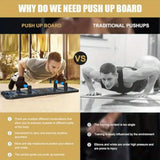 All-in-One Push Up Board for Men & Women, 56 Adjustable Angles for Full-Body Workouts, Foldable Home Gym Equipment
