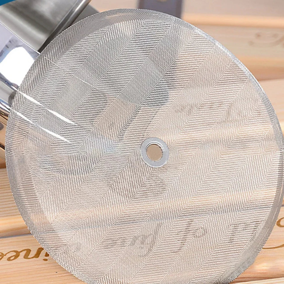 Filter Mesh Stainless Steel Filter Mesh Replacement for French Press Coffee & Tea Maker Compatible with Most Designs