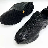 2025 new arrival Fashion crocodile skin&Cow leather causal shoes men,male Genuine leather sneakers pdd717