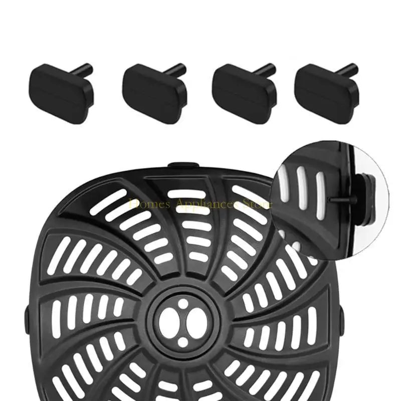 D0AB Non Slip Silicone Feet Guards Durable Air Fryer Silicone Bumpers Silicone Covers