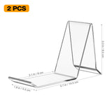 2 Pcs Acryl shop Display Stands Shopping Mall Sandal Racks Sneaker Holders