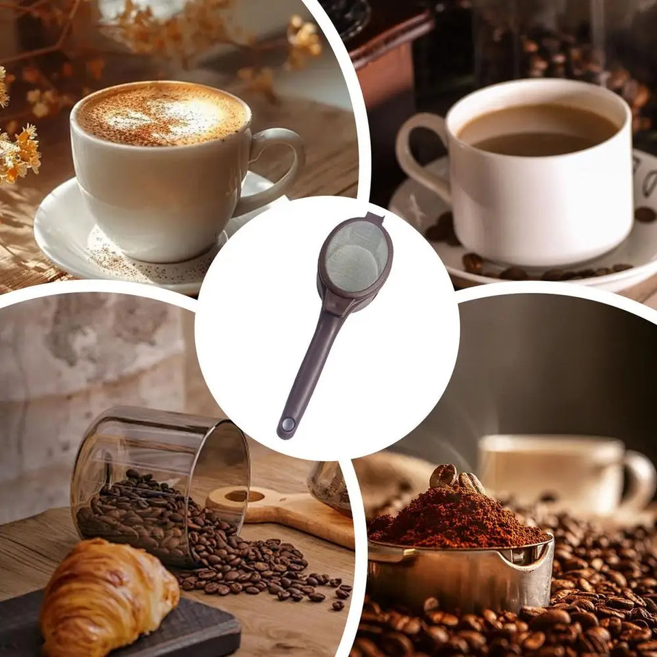 Coffee Capsule Powder Filter Spoon Tea Infuser Reusable Loose Leaf Strainer Bag Portable Mesh Tea Filter Coffee and Tea Tools