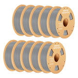 DEEPLEE Rapid PETG Filament 1.75mm 1KG 3d printing materials PETG Black Filament 1kg Fits for Most FDM 3D Printers DEEPLEE