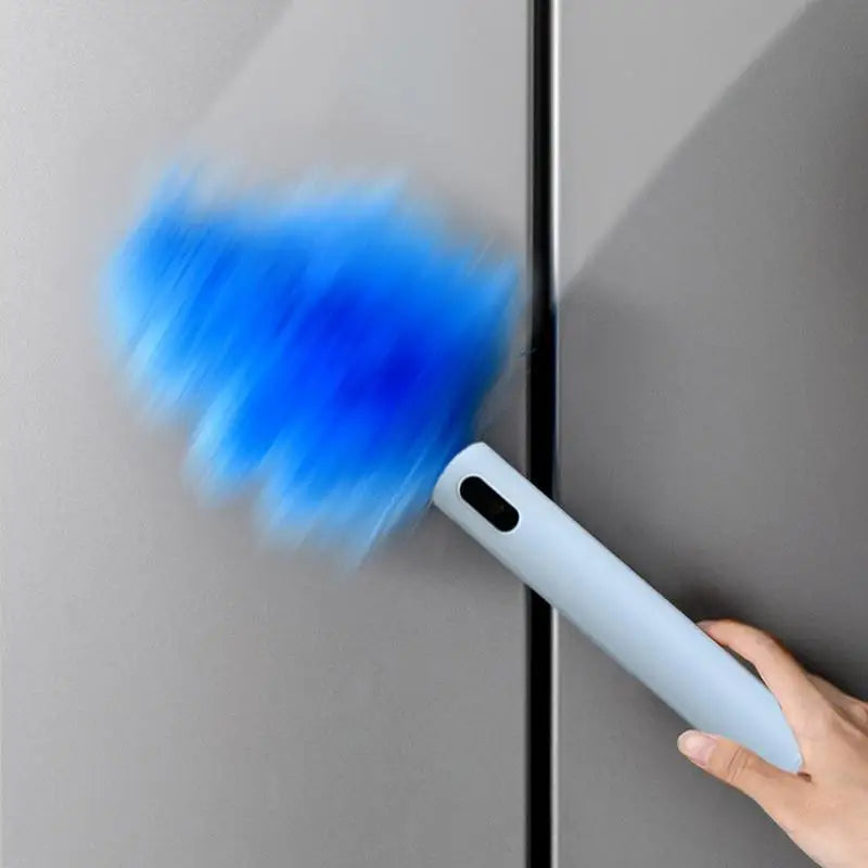 Rotating Spin Cleaner Duster Multi-Function 360 Spin Electric Feather Duster Vacuum Cleaner Battery Operated With Touch Button